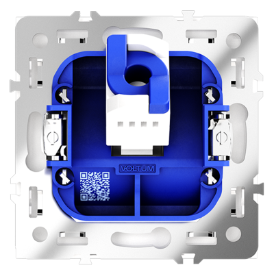 Розетка компьютерная встраиваемая VOLTUM S70 RJ45 кат.6, (белый матовый), VLS060102