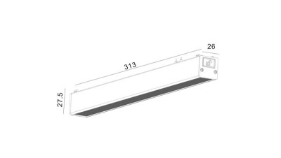 Светильник трековый DL-SLIM-DFBL-12-CCT 48В 12Вт 2700-6000К черн. DesignLed 00-00022076