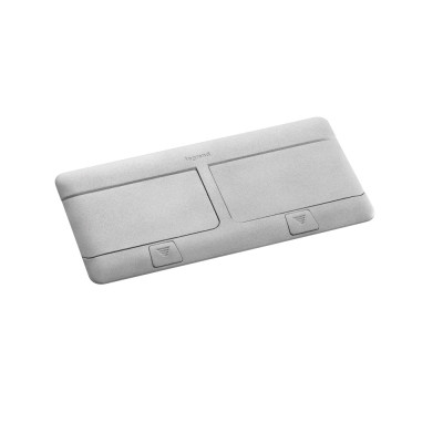 Legrand Выдвижной розеточный блок - неукомплектованный - IP 40 - 8 модулей - алюминий, 054013