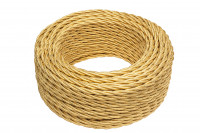 Bironi Провод 2*2,5 Золото (глянец) 50м, B1-425-079-50