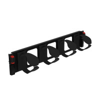 Legrand Кабельный органайзер - 2 U - 2-осевой - металлический, 046523