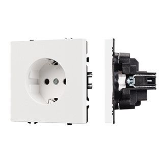 054276 - Механизм электрической розетки SCT-NOBE-MEU1-SFPL-WH (230V, 16A) (Arlight, -)