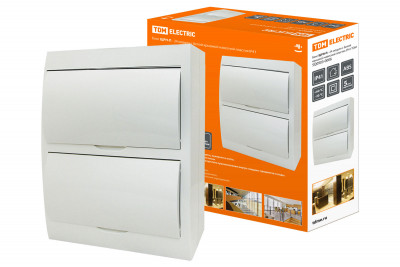 Бокс ЩРН-П-24модуля (б) навесной пластик IP41 TDM Electric, SQ0903-0006