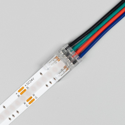 Коннектор COB-RGB-10mm-4pin-STW-L150 (Arlight, Лента-Провод), 042064