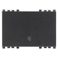 Vimar Клавиша на 3 модуля, серая, 19023 Vimar Клавиша на 3 модуля, серая, 19023