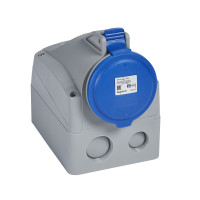 Legrand Розетка накладная - P17 Tempra Pro - IP 44 - 200/250 В~ - 32 A - 3К+Н+З, 555256