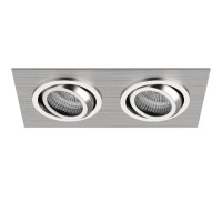 Lightstar 011602 Светильник SINGO X2  MR16/HP16  АЛЮМИНИЙ ХРОМ (в комплекте)