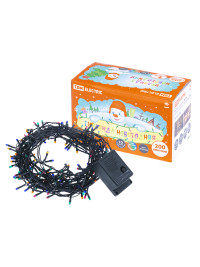Гирлянда новогодняя, МГ 200, 220 В, многоцветная, 10 м, 8 режимов TDM Electric, SQ0361-0006 Гирлянда новогодняя, МГ 200, 220 В, многоцветная, 10 м, 8 режимов TDM Electric, SQ0361-0006