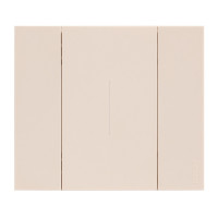 Выключатель 1-клавишный с подсветкой, Meiton, цвет песочный