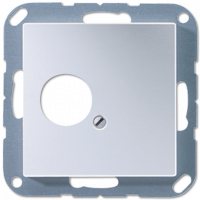 Крышка для 2-х гнезд; алюминий, A562AL Крышка для 2-х гнезд; алюминий, A562AL