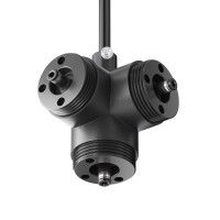 Maytoni Technical T-образный вертикальный коннектор для системы Shelf с вводом питания, CA016TC-P-B