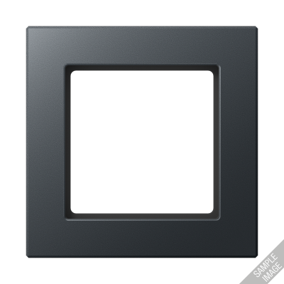 Рамка для вертикальной и горизонтальной установки, 5 постов; термопласт; матовый антрацит; A CREATION, AC585BFANM