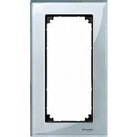 M-Elegance Рамка 2-ная без перегородк., стекло алмаз