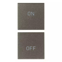 Vimar Две клавиши 1М для автоматизации, ON/OFF, Metal, 19751.1.M