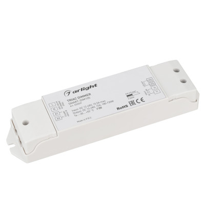 Диммер SMART-DIM105 (12-48V, 15A, TRIAC) (Arlight, IP20 Пластик, 5 лет), 025029