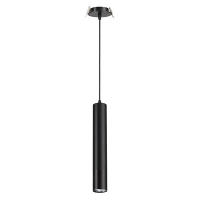 Novotech 370403 SPOT NT18 282 черный Встраиваемый светильник IP20 GU10 50W 220V PIPE