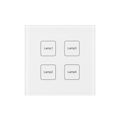 INTELLIGENT ARLIGHT Сенсорная панель DALI-901-11-ADDR-DIM-DT6-IN White (BUS) (IARL, IP20 Пластик, 3 года), 037192