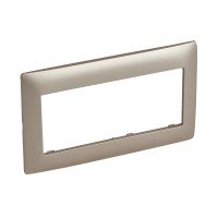 Legrand Рамка - Galea Life - для программируемых термостатов, системы домофона - 2 поста - серебристый (Titanium), 771930