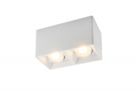 Denkirs DK3035-WH Светильник накладной IP 20, 10 Вт, GU5.3, LED, белый, пластик