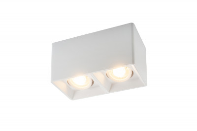 Denkirs DK3035-WH Светильник накладной IP 20, 10 Вт, GU5.3, LED, белый, пластик