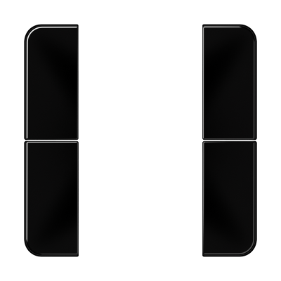 комплект накладок 2гр черный, CD502TSASW