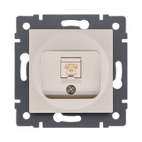 Розетка телефонная RJ11, золотой Kollinger REA-009GD для Aspekt, Eleganz, Reflex Розетка телефонная RJ11, золотой Kollinger REA-009GD для Aspekt, Eleganz, Reflex