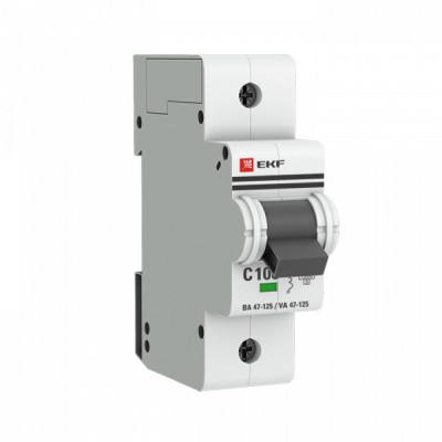 EKF PROxima ВА 47-125 Автоматический выключатель (С) 1P 100А 15кА