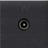 N2250.7 AN     Abb NIE Механизм ТВ розетки, простой, 2-модульный, серия Zenit, цвет антрацит 2