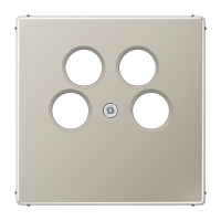 Крышка для SAT-TV-розетки; благородная сталь, ES2990-4SAT2 Крышка для SAT-TV-розетки; благородная сталь, ES2990-4SAT2