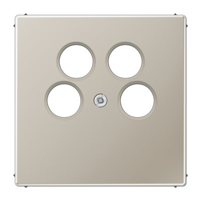 Крышка для SAT-TV-розетки; благородная сталь, ES2990-4SAT2