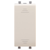 4405111 - ДКС Переключатель модульный, "Avanti", "Ванильная дымка", 1 модуль