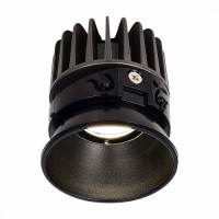 ST LUCE ST851.438.12 Светодиодный модуль Черный LED 1*12W 3000K 960Lm Ra>90 36° IP20 D69xH85 220-240V