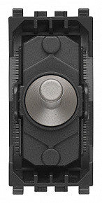 Vimar Кнопка переключения-тумблер 2P NO 10A Vintage, никель матовый, 22061.11