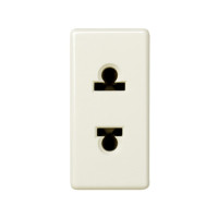 Simon S27 Розетка 2P евро-американская, узкая 16А 250В~, сл.кость, 27438-31