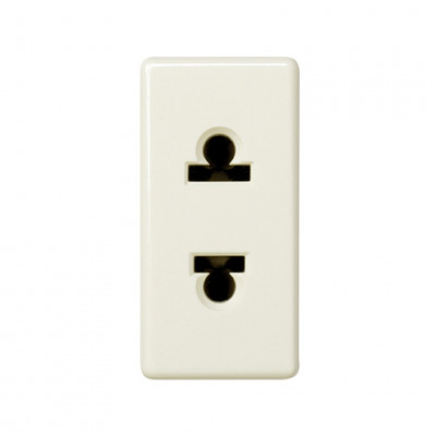 Simon S27 Розетка 2P евро-американская, узкая 16А 250В~, сл.кость, 27438-31