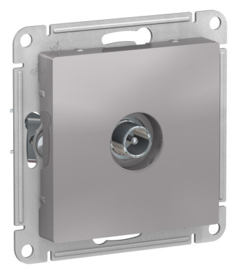 ATN000392 - ATLASDESIGN TV РОЗЕТКА проходная 4дБ, механизм, АЛЮМИНИЙ, Systeme Electric