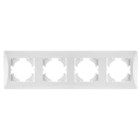 GUSI Ugra РАМКА 4-местная, цвет белый., С1140-001