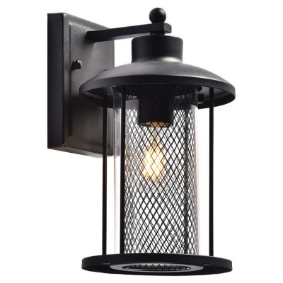 Светильник садово-парковый с клеммой в комплекте, 60W 230V E27 черный, PL721, Feron 48388