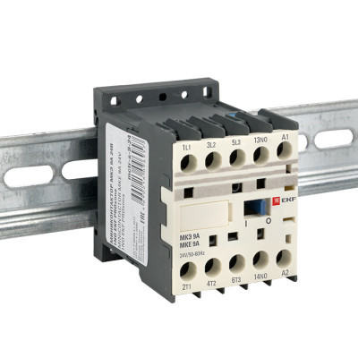 Миниконтактор МКЭ 9А 24В 1NO EKF PROxima