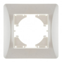 GUSI Ugra РАМКА 1-местная, цвет : жемчуг., С1110-028 GUSI Ugra РАМКА 1-местная, цвет : жемчуг., С1110-028