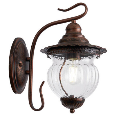 Светильник садово-парковый, 60W 230V IP44 коричневый, PL591, Feron 41171