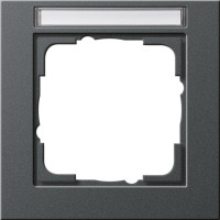 109123 Gira Рамка одинарная с полем для надписи