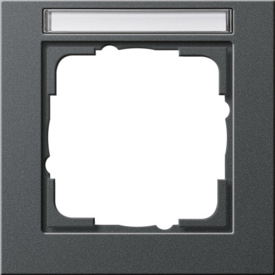 109123 Gira Рамка одинарная с полем для надписи