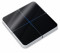 Basalte Выключатель 4-клавишный, enzo collection, цвет black glass
