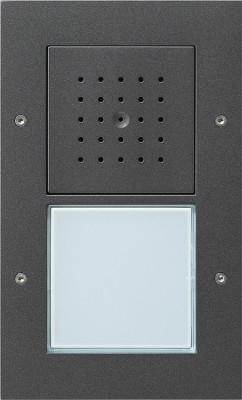 126667 Gira Плоская наружная дверная одноканальная станция