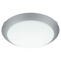 89248 Светильник настенно-потолочный MARS 1, 1х60W (E27), ?245, белый, серебристый