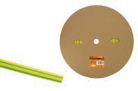 Термоусаживаемая трубка ТУТнг 14/7 желто-зеленая (100 м/ролл) TDM Electric, SQ0518-0031