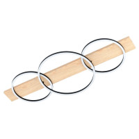 99468 Светод. потол. светильник BOYAL, 3х12W(LED), L1010, B400, H95, 3x1700lm, сталь, дерево, черный