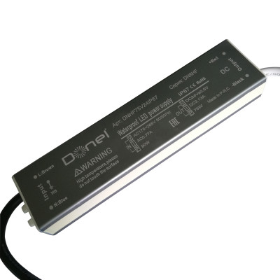 Donel,75Вт,DC24В,3.12А, IP67, 180x40x23мм,блок питания для светодиодной ленты,серия:DN8HF, DNHF75V24IP67