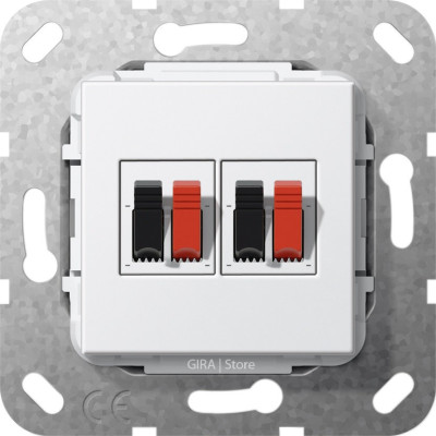 569303 Gira Разъем динамиков 2 местный